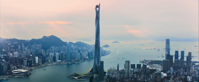 Pérola se destaca acima do visual de Hong Kong
