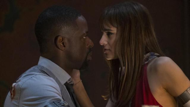 Sterling K. Brown and Sofia Boutella  in Hotel Artemis (2018)